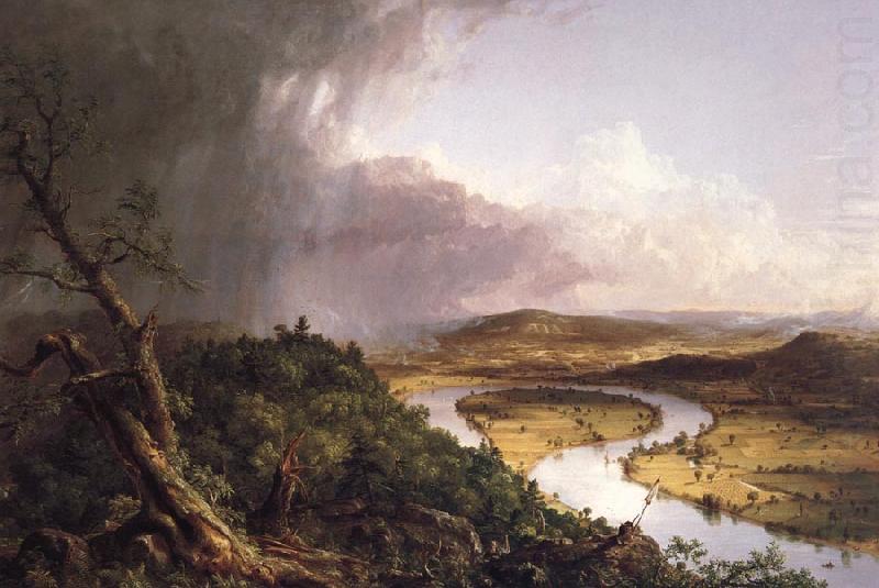 Thomas Cole View from Mount Holyoke,Northampton,MA.after a Thunderstorm china oil painting image